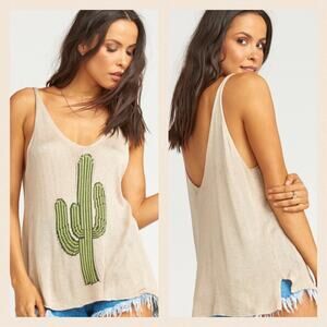 Show Me Your Mumu Desert Cactus Cruiser Tank XS NWOT
